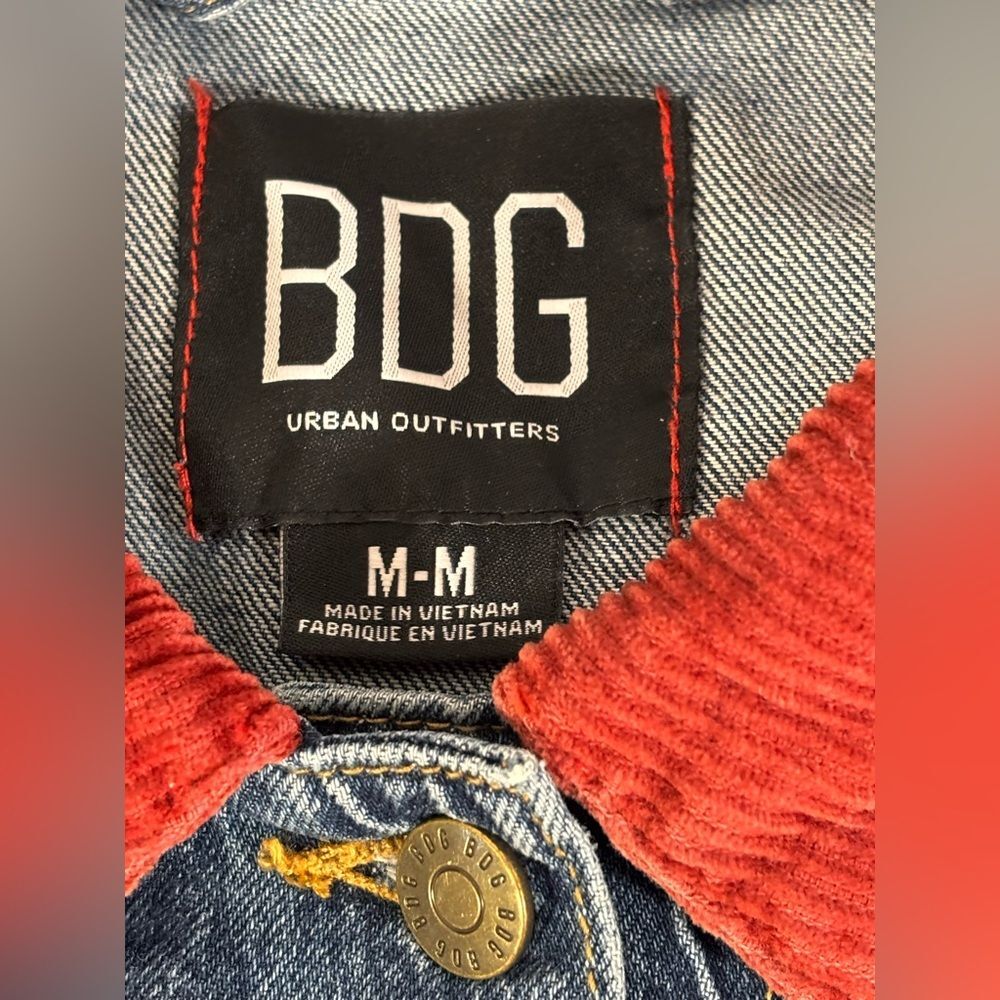 BDG Urban Outfitters Timber Creek Southwestern Coastal Cowgirl Denim Jacket M - Picture 7 of 10